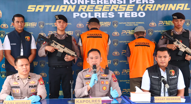 Konferensi pers pengungkapan kasus korupsi penyaluran KUR BSI/Foto: Humas Polri